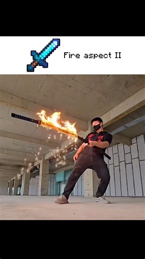 Minecraft enchantments in real life.🔥🗡️ #minecraft #minecraftshorts