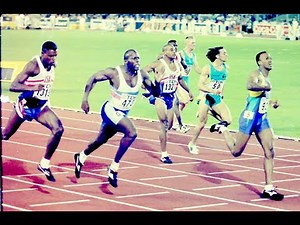 Frankie Fredericks, John Regis, Carl Lewis - mens 200m final - 1993 World Championships Stuttgart