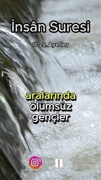 İnsân Suresi Meali 11-22.Ayetler Surenin tamamı kanalımda #kuran #quran #muslim #islam #namaz