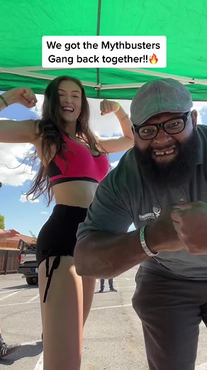BIG TOMMY BURNS💪🏼🔥 #mythbusters #mythbustersjr