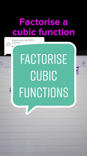 Factorising Cubic Equations: A Step-By-Step Guide