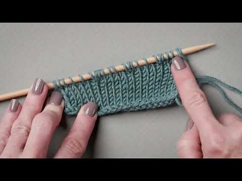 How to Knit German Short Rows / Double Stitch