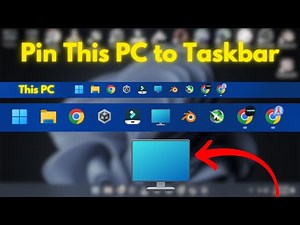 How to Pin This PC to Taskbar in Windows 11