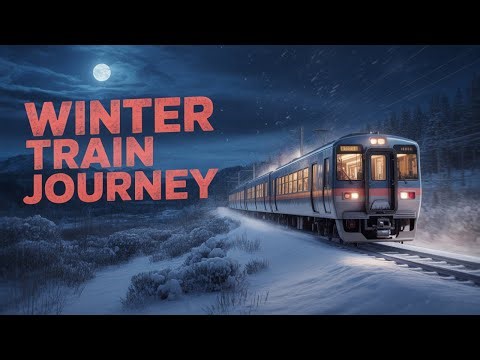 Orient Express Winter Night Ride ❄️ Luxury Train Ambience for Deep Sleep & Relaxation (3 Hours)