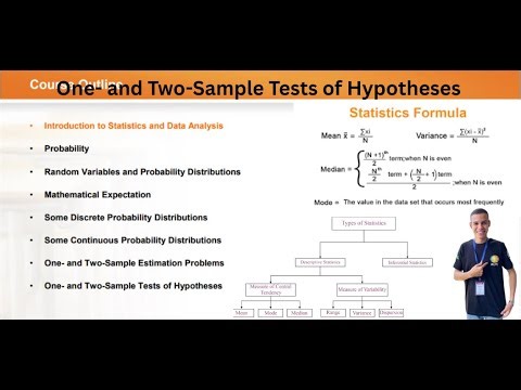 8_One- and Two-Sample Tests of Hypotheses | Hypothesis Testing Explained Simply