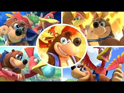 Banjo Kazooie Move Set, Final Smash, Animations & more in Smash Bros Ultimate