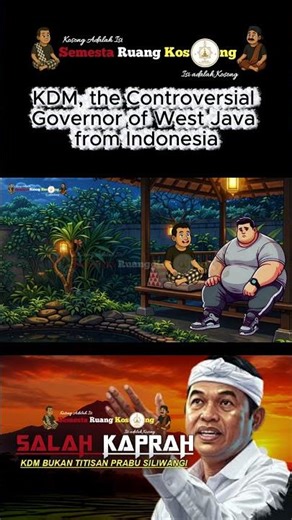 KDM Bapa Aing is the controversial Governor of West Java from Indonesia #shorts #shortvideo