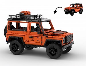 LEGO MOC-204887 42177 C model - Defender 90 (Technic 2024)