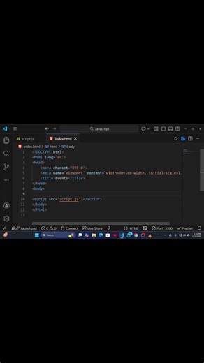 #creatorsearchinsights #codingtutorial #fyp #webdevelopment #javascript JavaScript Submit event