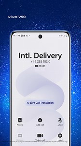 With the new vivo V50’s AI Live Call Translation, you can dial anywhere, speak your language, and let AI do the rest. Here’s to a future of effortless conversations. Launching on 17th February at 12 PM. Know more. https://bit.ly/4aRSFeN #vivoV50 #ZEISSPortraitSoPro | vivo
