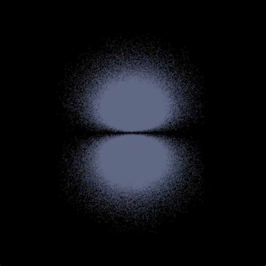 Hydrogen 2p orbital probability density