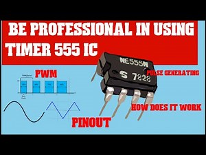how to use timer 555 IC ?? how does it work ? how to use it in pulse generating or PWM??