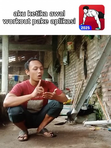 pake aplikasi gesss #amarworkout #workout #workoutmotivation #aplikasiworkout #latihanrumahan