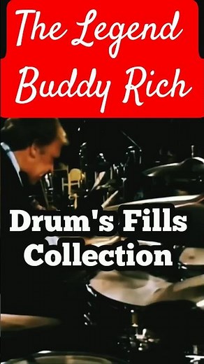 Buddy Rich " Drum's Fills Collection '' In One Amazing Solo
