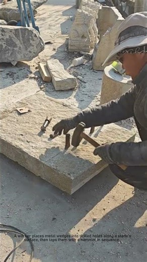 Ancient Stone Splitting Technique Explained!