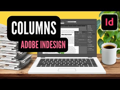 How to Create Columns and Text Wrap Images in INDESIGN // Newsletter Tutorial