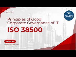 Principles of Good Corporate Governance of IT in ISO 38500
