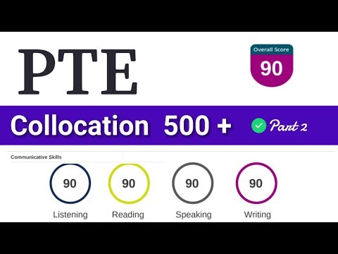 Master 500 + Essential Collocations | Part 2 | PTE Exam Success