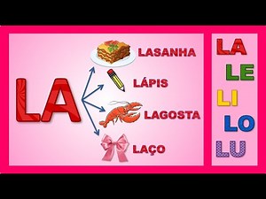 Família Silábica da Letra L || Alfabetização || Adivinhas, leitura e imagens || LA LE LI LO LU ||