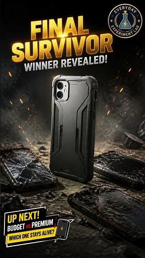 Phone Case vs Shockproof Case vs Rugged Case… The Weakest One Won?!🔥