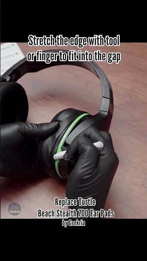 How to Replace Turtle Beach Stealth 700 Headphones Ear Pads / Cushions | Geekria