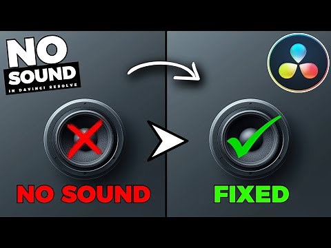 How To Fix NO SOUND In Davinci Resolve
