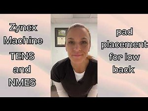 TENS and NMES Pad Placement for the Low Back