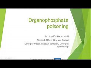Organophosphate Poisoning