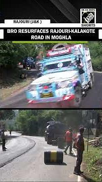 BRO begins resurfacing and blacktopping work on Rajouri Kalakote highway in Moghla