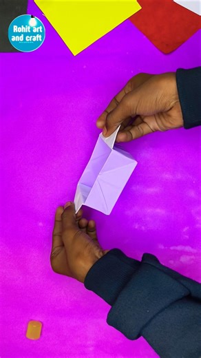 how to make a folding paper box 🎁#diy #art #papercraft #shorts #ytshorts #trending