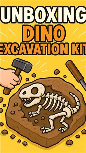DIG & DISCOVER DINO #dinosaur #toys #asmr #surpriseeggstoys #experiment #ytshorts #trending#diy