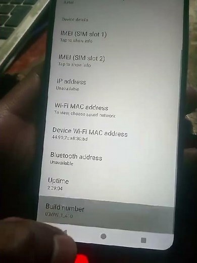 Mkopa x20/x2 unlocking developer options 2023