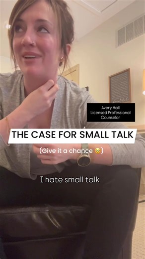 HEAR ME OUT: you can learn to love (or at least appreciate!) the practice of small talk as a relationship tool. 💭 Small talk is a social safeguard that allows us to enjoy new connection, brief connection, and potential long-term connection without overexposure. Yes, it can require stepping out of our comfort zone, especially if we have highly specialized interests, have social anxiety or lean towards social introversion. (Many valuable things require stepping out of our comfort zone!) In a worl