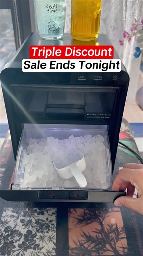 why does nugget shaped ice taste SOGOOD #nuggeticemaker #blackfridaydeals #blackfridaysale #euhomy #christmas