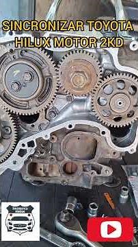 SYNCHRONIZE TOYOTA HILUX 2KD ENGINE #automobile #homemechanics #workshop #TOYOTA #TOYOTAHILUX