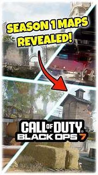 ALL 4 NEW MAPS in Black Ops 7 Season 1 REVEALED! #callofduty #bo7 #cod