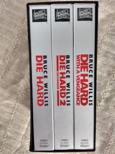 Die Hard Trilogy VHS Set: Fox Video Collectibles - Etsy