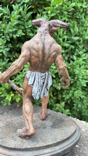 Minotaur Statue, Full Color Resin Sculpture | Mythical Creature Figurine | Unique Legendary Minotaur Monster Figurine. Fantasy Art Decor - Etsy