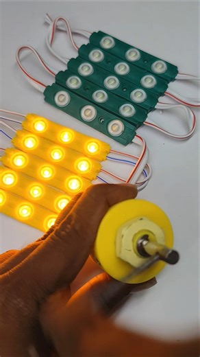 “DIY Gear Motor Power Project – Light Up High Power LED!” #experimnent
