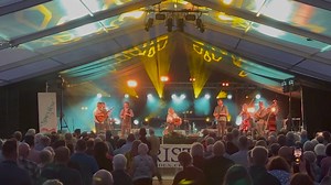 What a sound from Sharon Shannon tonight! 🪗 Years since her last Speyfest - how good was it to have her back?! 👏 Breabach on stage for the encore too - just amazing. | Speyfest