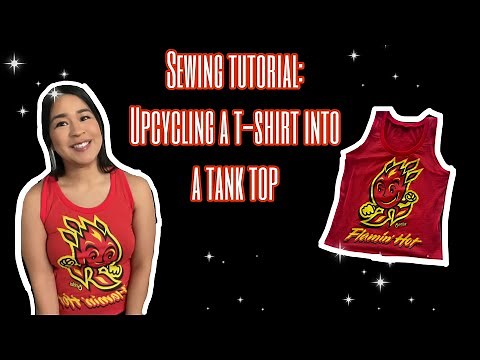 Sewing Tutorial: Upcycle a T-shirt into a tank top