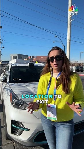CES 2025 | This Taxi Doesn't Need A Driver| All About Vay's Driverless Rental Car Service | N18S