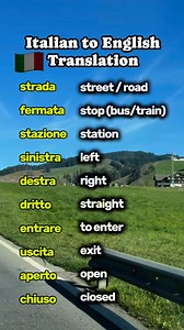 🇮🇹Italian to English Translation #italianlanguagelearning #learnitalianwithme #italianlanguage #learning #learnenglish #learnitalian #learnitalianonline #englishlearning #learnitalianlanguage | Piccolo Maestro