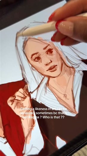 The whole time I told myself it was going to be a loose n chill drawing sesh but the likeness was thrown out the window 😭 #artistsoninstagram #drawing | Hoorayitsefe