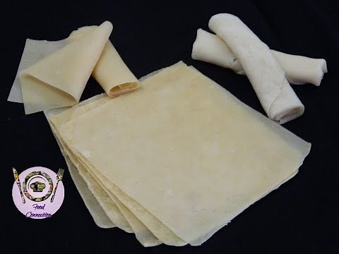 Homemade Spring Roll Sheets | Multipurpose Wrappers | In Three Ways - By Food Connection