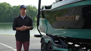 Every MasterCraft owner has the option of a custom trailer to match their boat. Each MasterCraft trailer is custom designed down to the millimeter to fit the hull of your specific boat model. We do this to keep your hull pristine and secure. Choose your own colors, wheels, graphics, and opt for fiberglass fenders, a backup camera, electronic brakes, or a tire pressure monitoring system for a premium towing experience. Discover more: https://www.mastercraft.com/trailers | MasterCraft Boat Company