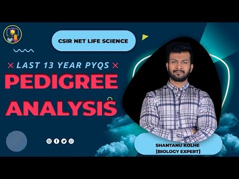Pedigree Analysis PYQs | Genetics | CSIR NET LIFE SCIENCE | Last 13 Year PYQs | By FACE THE TEST