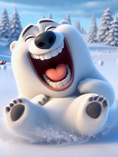 Laughing Polar Bear Funny Animal Video Compilation