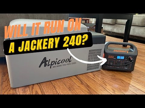 Alpicool 20 Liter Car Refrigerator Review and Testing with Jackery Explorer 240