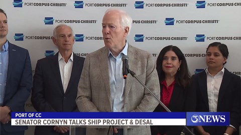 Cornyn visits port to discuss dredging project that will deepen ship channel